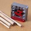 RUITOOL 8pcs Adjustable Drill Rounders Woodworking Tools - Red/Black - 2