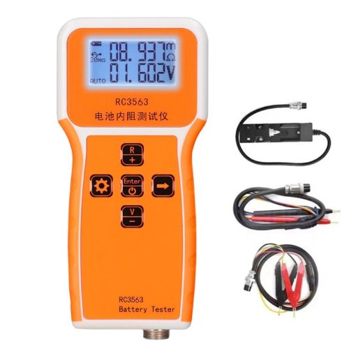 High-Precision Battery Voltage Internal Resistance Tester - Host+Probe+Clip+Clamp - 1
