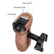 PULUZ Universal Slide Quick Release Wooden Handle for Camera Cage Stabilizer - 3