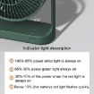 JisuLife FA19 4000mAh Wireless Mini Fan - White - 7