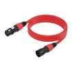 4 Color/Set XLR 3pin Male to Female Audio Cable, 1m Length - 2