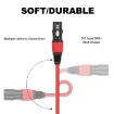 4 Color/Set XLR 3pin Male to Female Audio Cable, 1m Length - 3