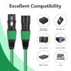 4 Color/Set XLR 3pin Male to Female Audio Cable, 1m Length - 6