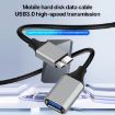 USB 3.0 A Female to Micro B Adapter Cable - 0.2m Length - 3