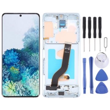 Samsung Galaxy S20+ OLED LCD Screen Digitizer Assembly with Frame - 1