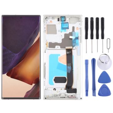 Samsung Galaxy Note20 Ultra 5G SM-N986B OLED LCD Screen Digitizer Silver - 1