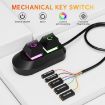 Desktop Computer External Switch Restart Button Power Extension Cable - 4