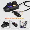 Desktop Computer External Switch Restart Button Power Extension Cable - 5