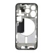 iPhone 15 Pro Middle Frame Bezel Plate + Side Keys + Card Tray - Black - 2