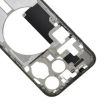 iPhone 15 Pro Middle Frame Bezel Plate + Side Keys + Card Tray - Black - 4
