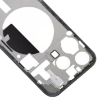 iPhone 15 Pro Middle Frame Bezel Plate + Side Keys + Card Tray - Black - 5