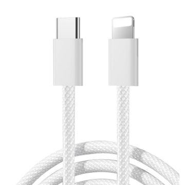 JOYROOM S-A45 30W USB-C to 8 Pin Fast Charge Data Cable 1m White - 1