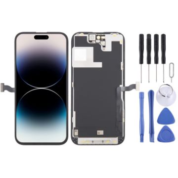 iPhone 14 Pro Hard GX OLED LCD Screen with Digitizer Full Assembly - 1