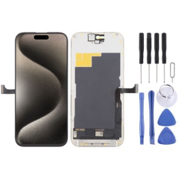 iPhone 15 Pro YK OLED LCD Screen with Digitizer Assembly - 1