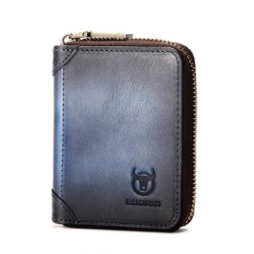BULL CAPTAIN 475 RFID Anti-Theft Wallet Blue - 1