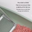 Metal Cat Litter Scoop Partition Filter Shovel - Rose Gold - 6