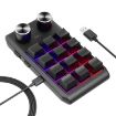 Customized RGB Wired Office Keyboard with 12 Shortcut Keys & Volume Control - 1