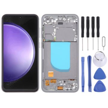 Samsung Galaxy S23 FE SM-S711B TFT LCD Screen Digitizer Assembly (Grey) - 1