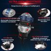 T05 Pair 3 inch Car Bifocal LED Headlight, Left-hand Drive (Blue) - 2