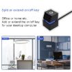 Desktop Computer Extension Cable Start Button, Black Case Blue Light - 5