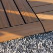 Outdoor Balcony Plastic Wood Waterproof Floor, White - 6