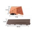 Outdoor Balcony Plastic Wood Waterproof Anti-Corrosion Sealing Floor - 3