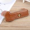 FUJIFILM X-T5 Glossy PU Leather Camera Half Case Base - Brown - 4