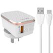 LDNIO A1204Q QC3.0 18W USB Fast Charger with 1m USB to Micro USB Cable - 1