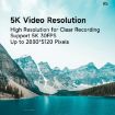 HDV-255K 5K/30FPS 16X Zoom Digital Camera (US Plug) - 4