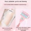 5-Layer Blades Women's Shaver, Long Handle Pink - 7