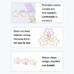 Sakura Metal Paper Clips - 10pcs/Box, Rose Gold - 3