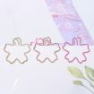 Sakura Metal Paper Clips - 10pcs/Box, Rose Gold - 6