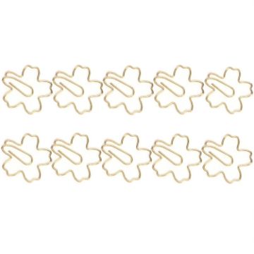 Sakura Metal Special-shaped Paper Clips - 10pcs/Box (Gold) - 1