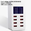 A8B 50W 8 Ports USB Smart Charging Station with Digital Display - 3