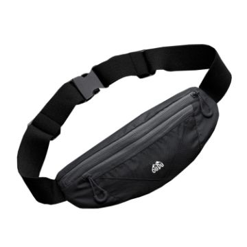 OUDU Outdoor Running Waist Pack - Waterproof Sports Gear (Gray) - 1