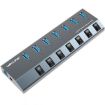 WAVLINK UH3076 7-port USB 3.0 Hub with Independent Switch - 1