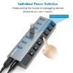 WAVLINK UH3076 7-port USB 3.0 Hub with Switch and LED Indicator - 4