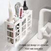 Wall Mounted Curling Iron Storage Holder - Transparent - 5