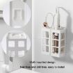 Wall Mounted Curling Iron Storage Holder - Transparent - 6