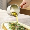 300ml 316 Stainless Steel Mini Hot Milk Oil Pot with Rack - 2
