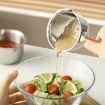 300ml 316 Stainless Steel Mini Hot Milk Oil Pot with Rack - 3