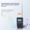 QINGLV QL-518 Portable Bluetooth Transmitter Radio (Black) - 5