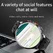 Ultra-Thin Round Ball Screen Smart Watch 32G (Black) - 1.95 Inch - 8