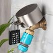 Outdoor Faucet Combination Lock System with Cover - Prevent Water Theft - 1