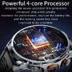 H18 Ultra-Thin Round Ball Screen Smart Watch 32G (Silver) - 3