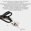 Morfayer Motorcycle Dual Display Alarm Power Meter - Voltmeter+Water Temperature Meter - 4