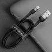 ROMOSS CB12B 2.4A Fast Charging Cable for iPhone/iPad - 1m (Red Black) - 3