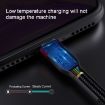 ROMOSS CB12B 2.4A Fast Charging Cable for iPhone/iPad - 1m (Red Black) - 4