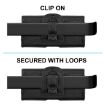 HAWEEL Genuine Leather Phone Belt Clip Pouch - Black - 5