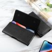 HAWEEL Genuine Leather Phone Belt Clip Pouch - Black - 8